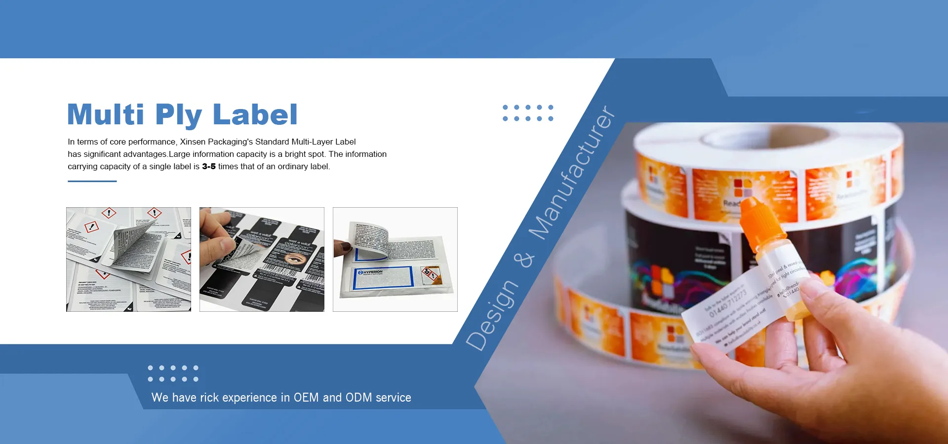 Fabrik für mehrlagige Etiketten in China