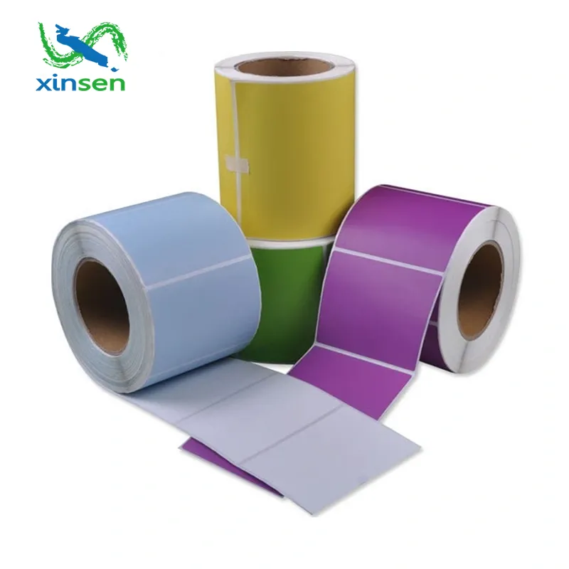 Farbiges leeres Etikett