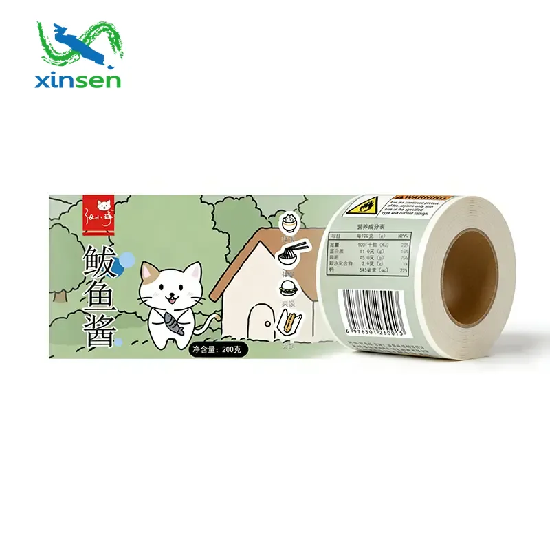 Wasserfestes Etikett für Tiefkühlkost