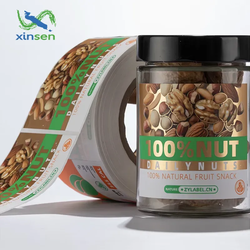 Papier-Snack-Etikett