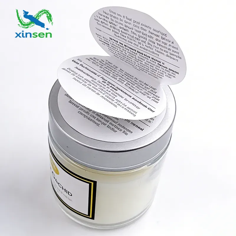 Dreischichtige Papieretiketten