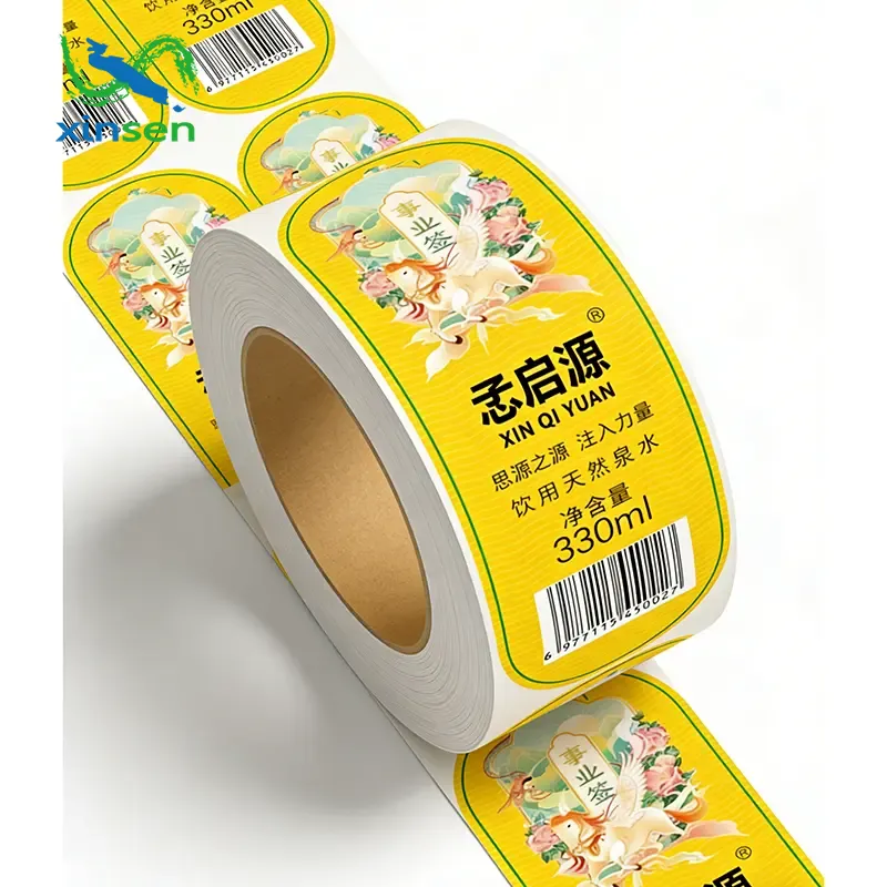 Wasserfestes Getränkeflaschenetikett